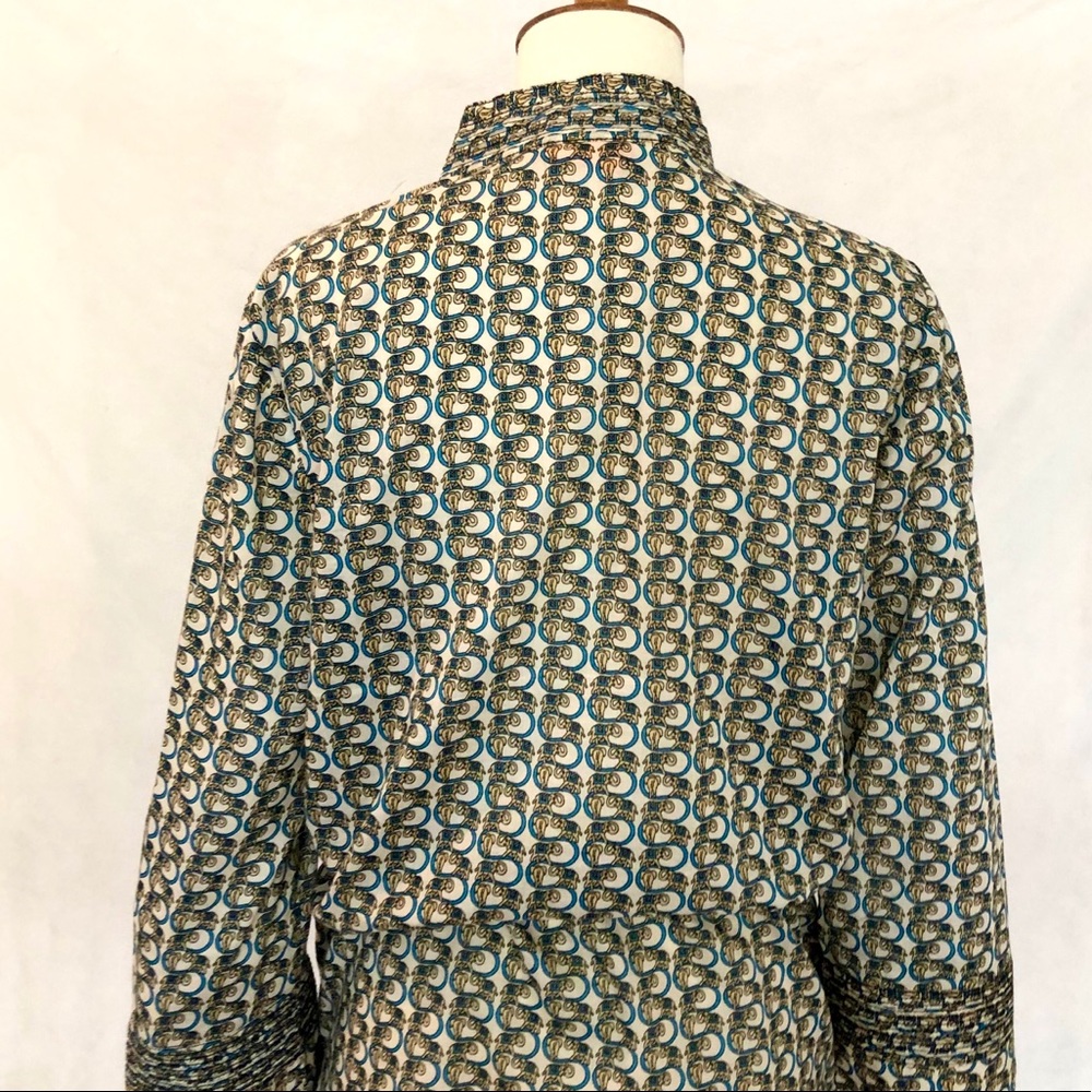 Tory Burch Adelaide Elephant Pattern Tunic - Picture 5 of 8